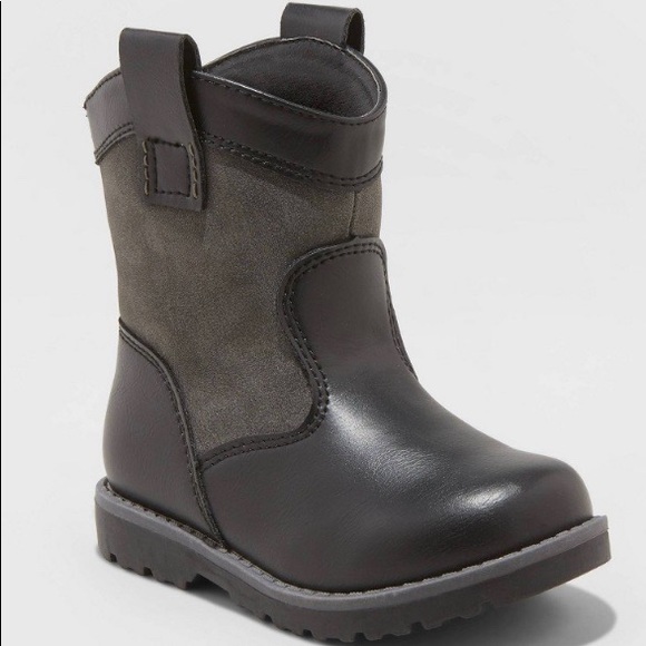 CAT & JACK BOY’S HUNTER BOOTS, - Picture 1 of 6